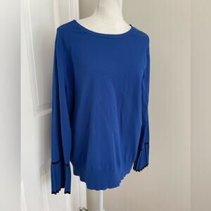 Talbots Pleated Sleeve Sweater